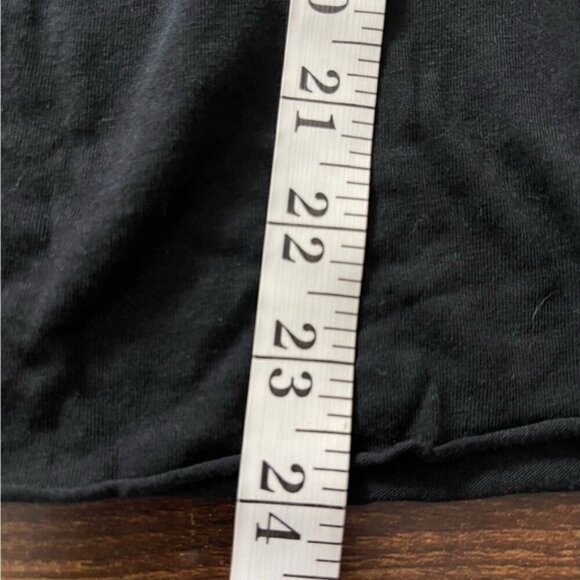 COS black women’s faux leather front scoop neck Tee shirt size XS - Picture 9 of 10